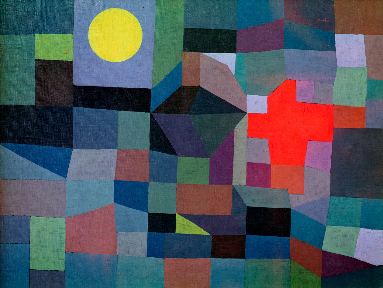 Tűz, Telihold alkotó: Paul Klee