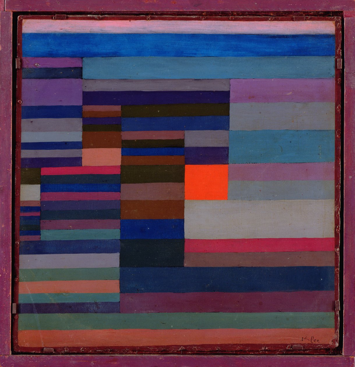 Tűz az esti órákban alkotó: Paul Klee
