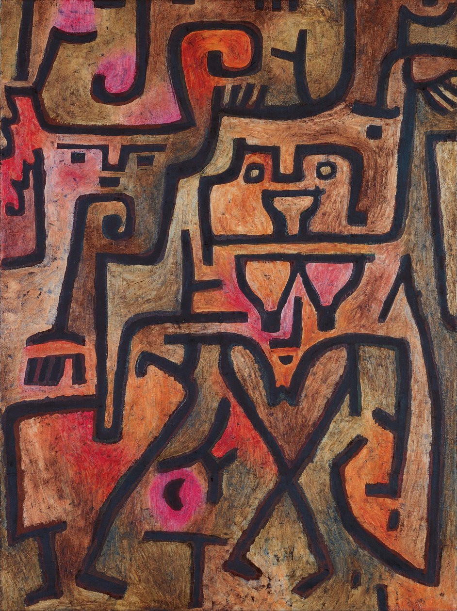 Erdei boszorkányok, 1938. alkotó: Paul Klee