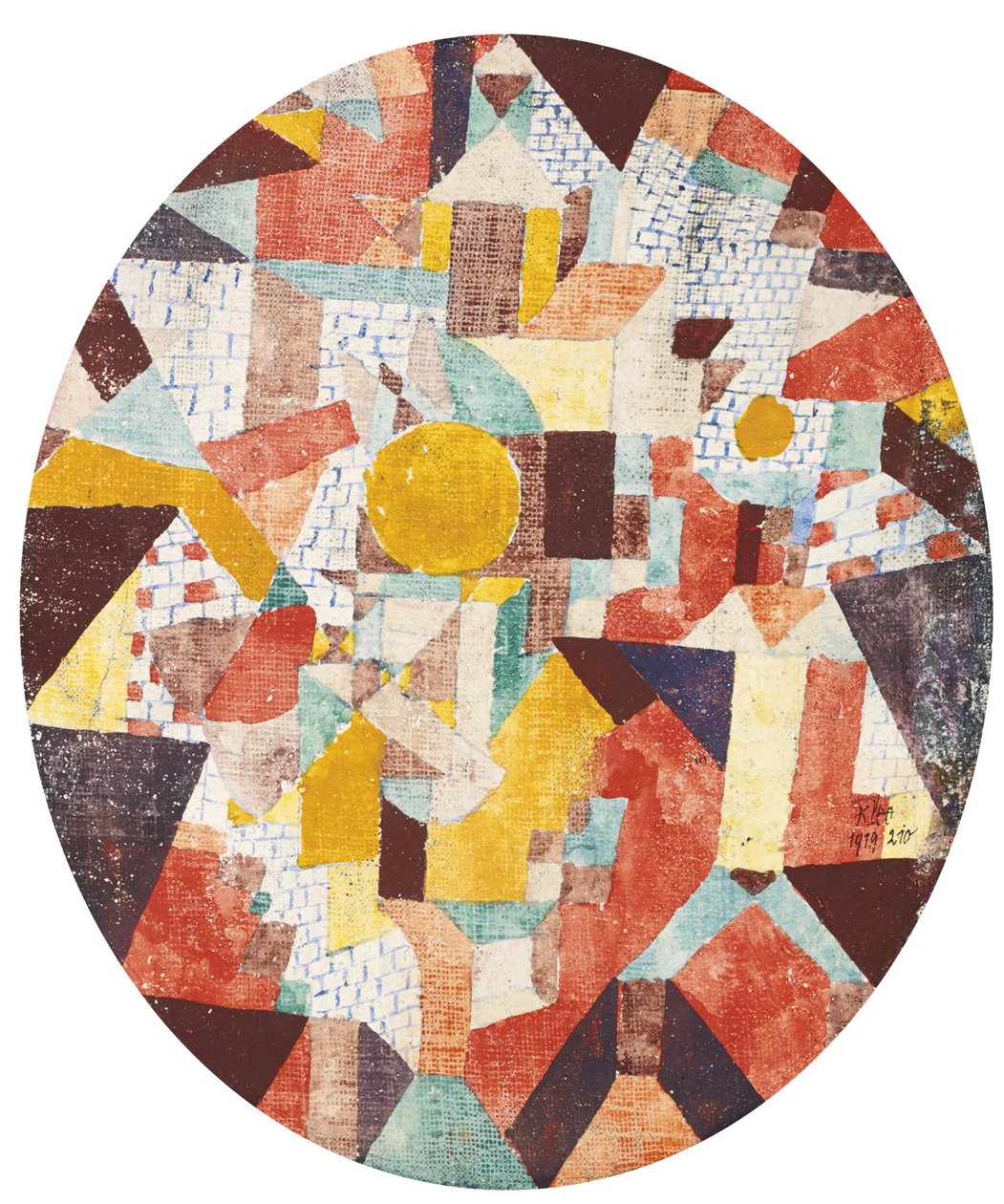 Telihold a falak között alkotó: Paul Klee