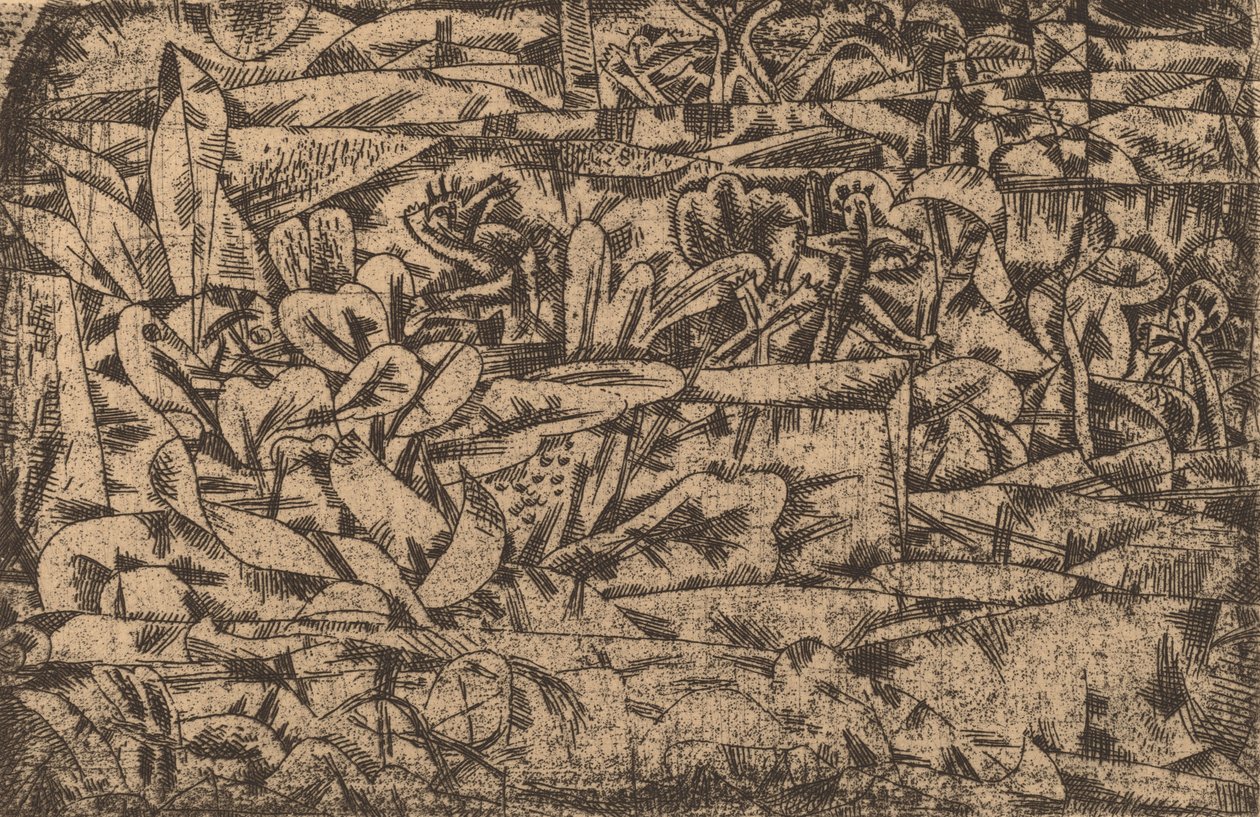 Szenvedély kertje Szenvedély kertje, 1913. alkotó: Paul Klee