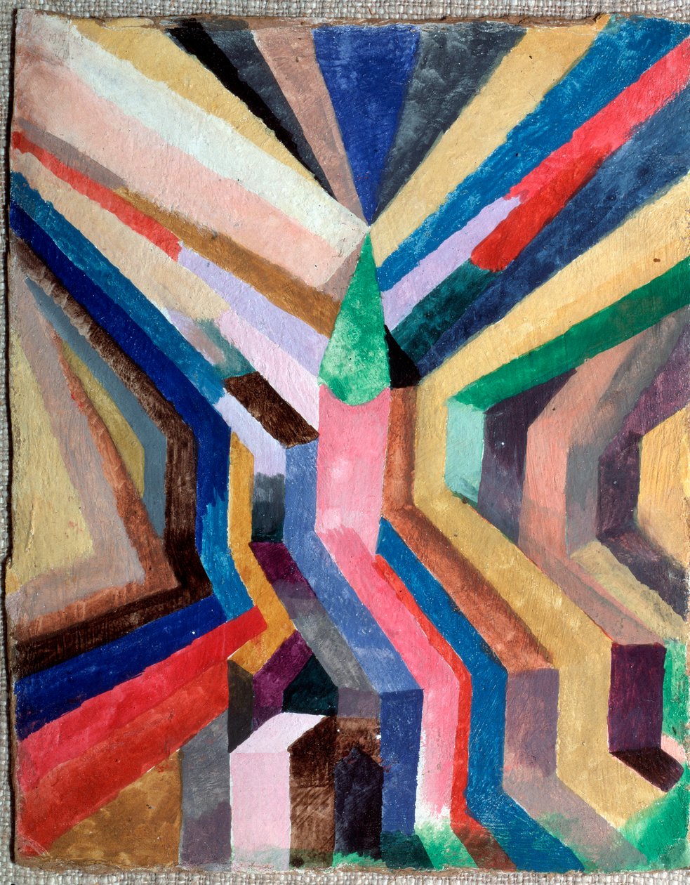 Zöld harang, mint központ - festmény alkotó: Paul Klee