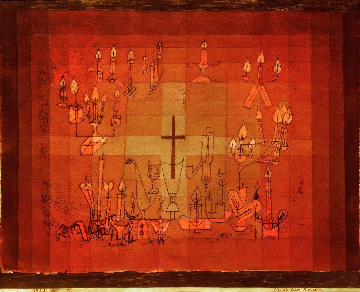 Haeusliches Requiem alkotó: Paul Klee