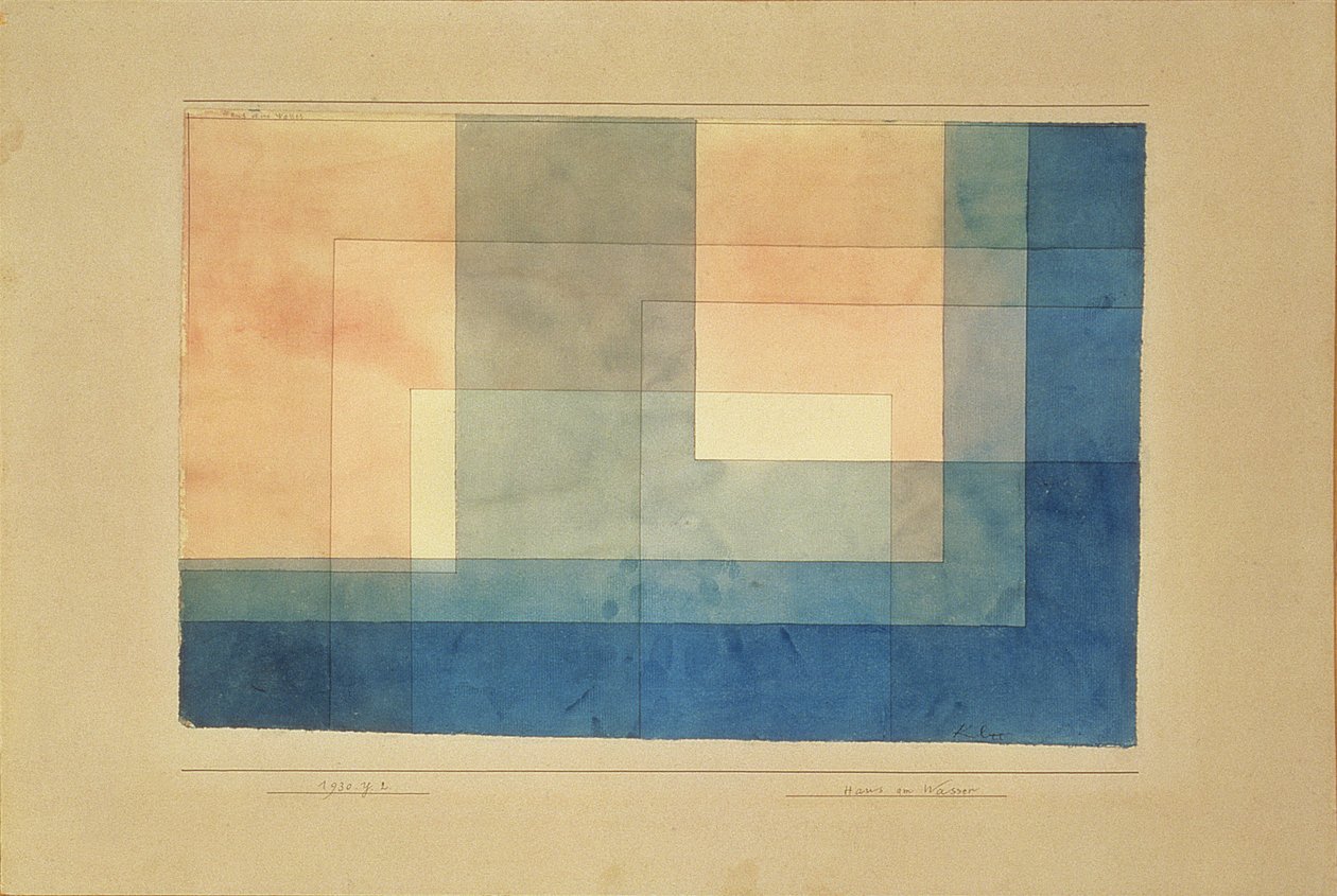 Ház a vízen alkotó: Paul Klee