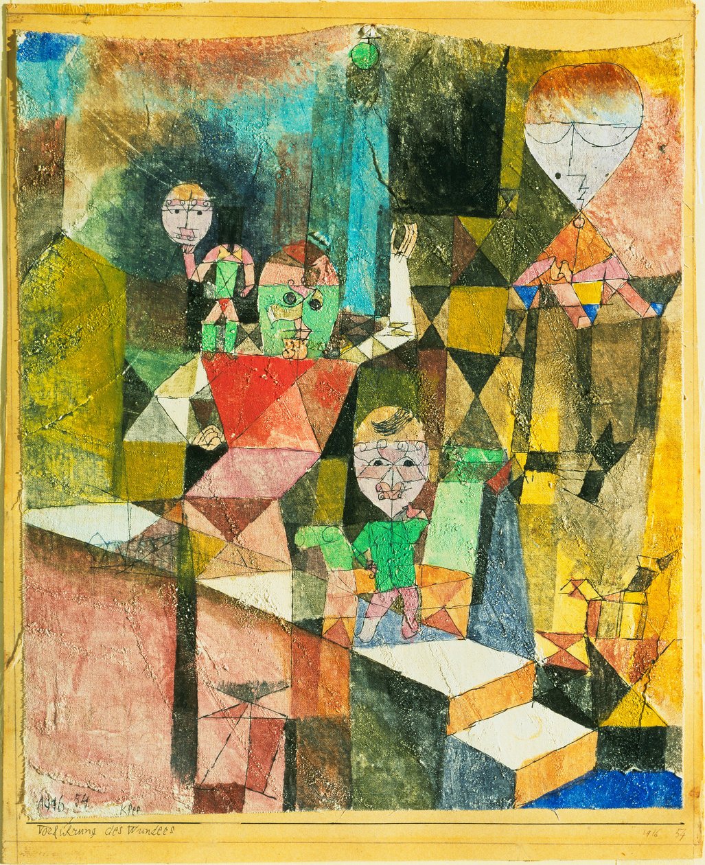 Bemutatjuk a csodát Bemutatjuk a csodát, 1916. alkotó: Paul Klee