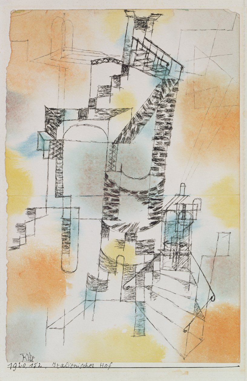 Olasz udvar alkotó: Paul Klee