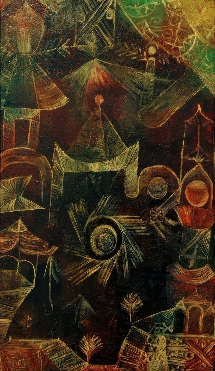 Kozmikus építészet alkotó: Paul Klee