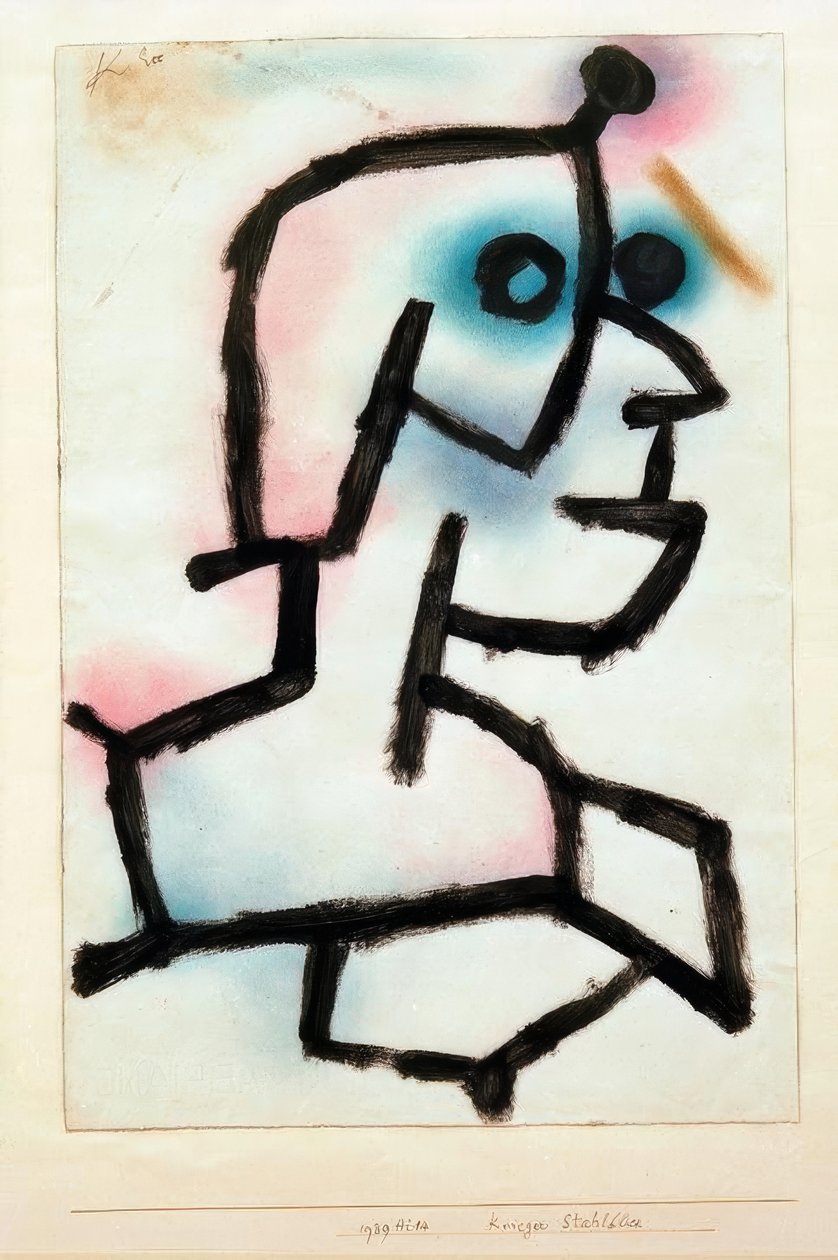 Harcos acélszemek alkotó: Paul Klee
