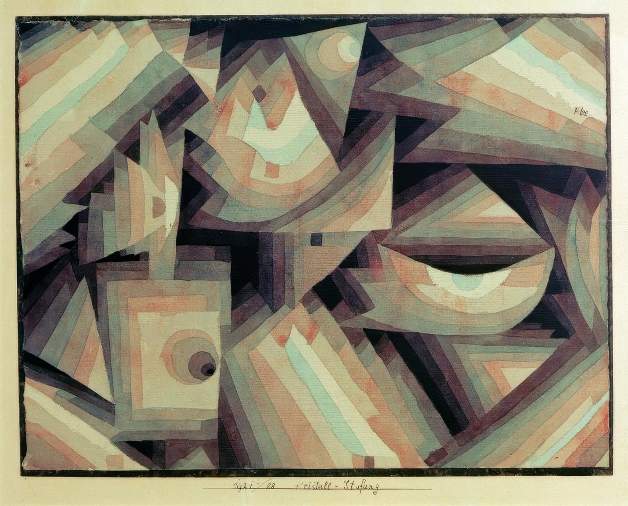 Kristály fokozatosság alkotó: Paul Klee