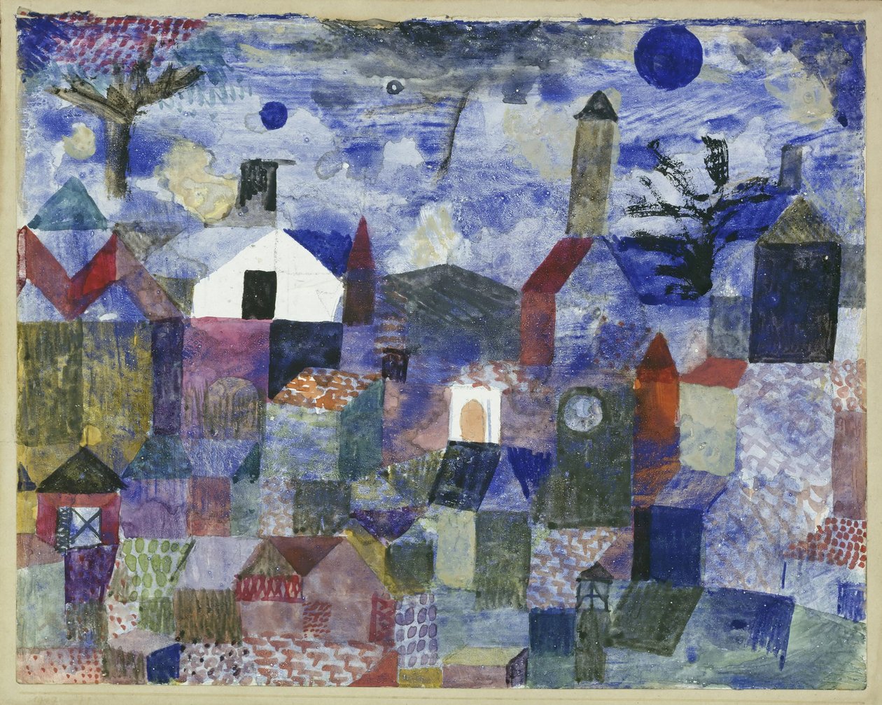 Tájkép kékben alkotó: Paul Klee