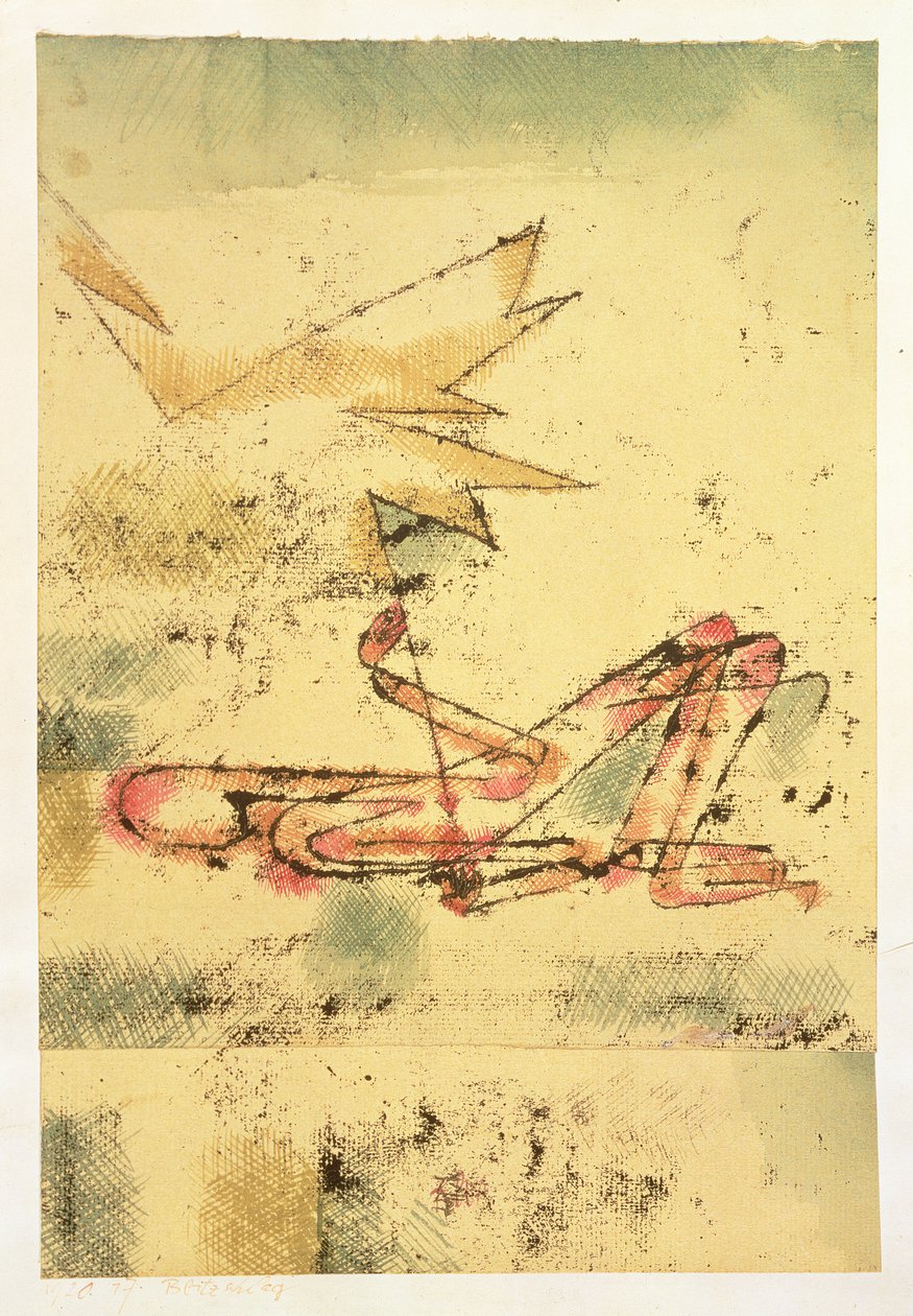 Villámcsapás alkotó: Paul Klee