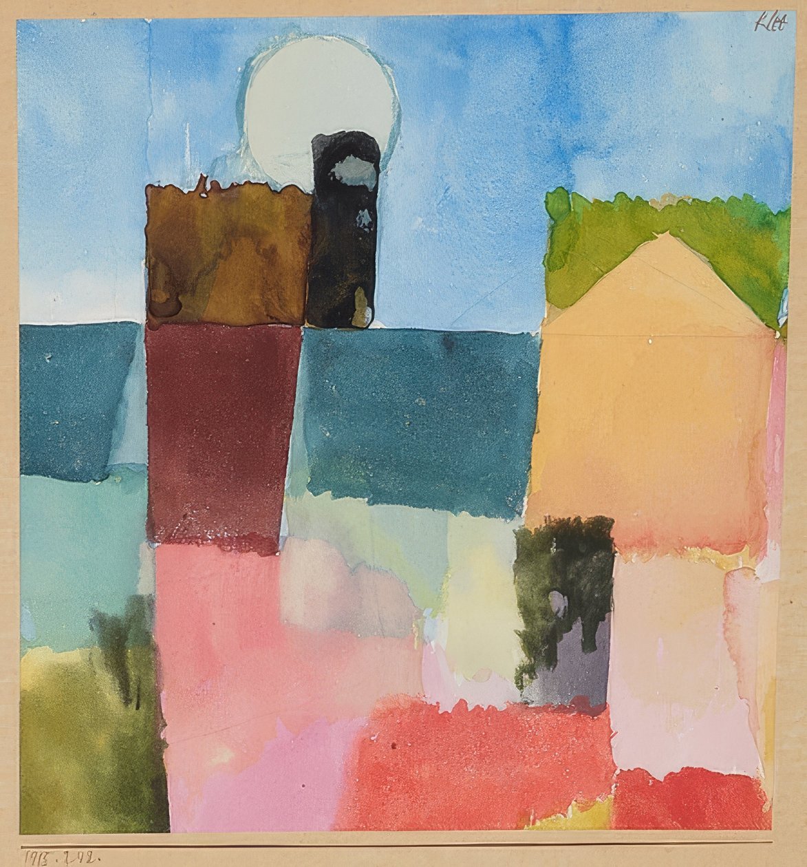 Holdkelte (St. Germain). 1915/242 alkotó: Paul Klee