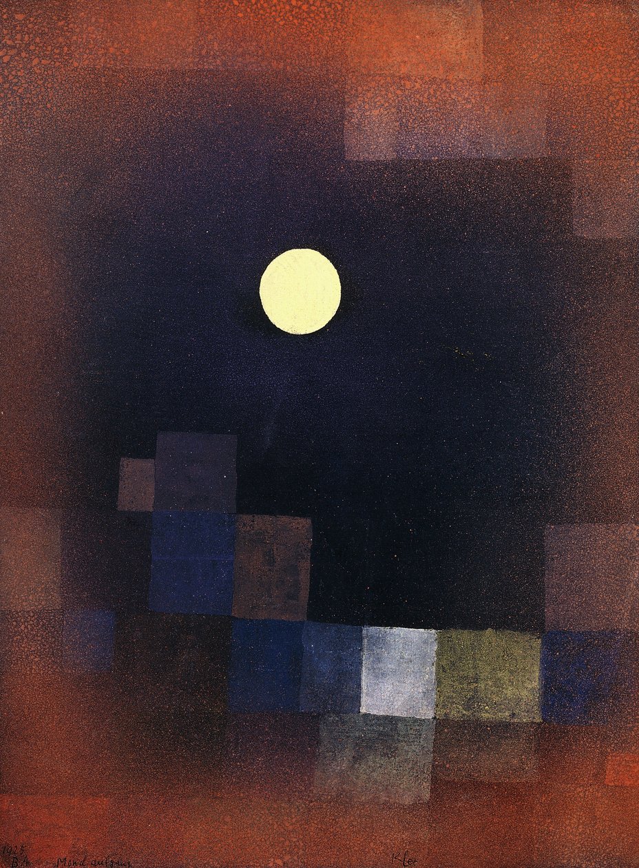 Holdkelte; Mondaufgang alkotó: Paul Klee