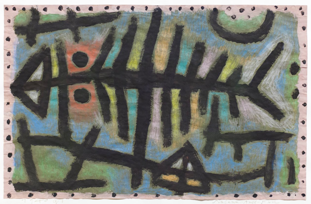 Sár-erdei tetű (Schlamm Assel Fisch) alkotó: Paul Klee