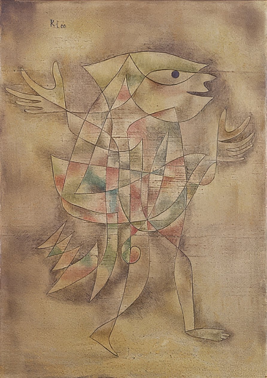 Narr a transzban. 1929 alkotó: Paul Klee
