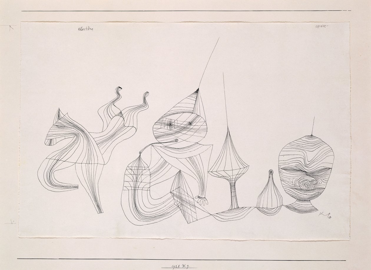 Felhang; Obertone alkotó: Paul Klee