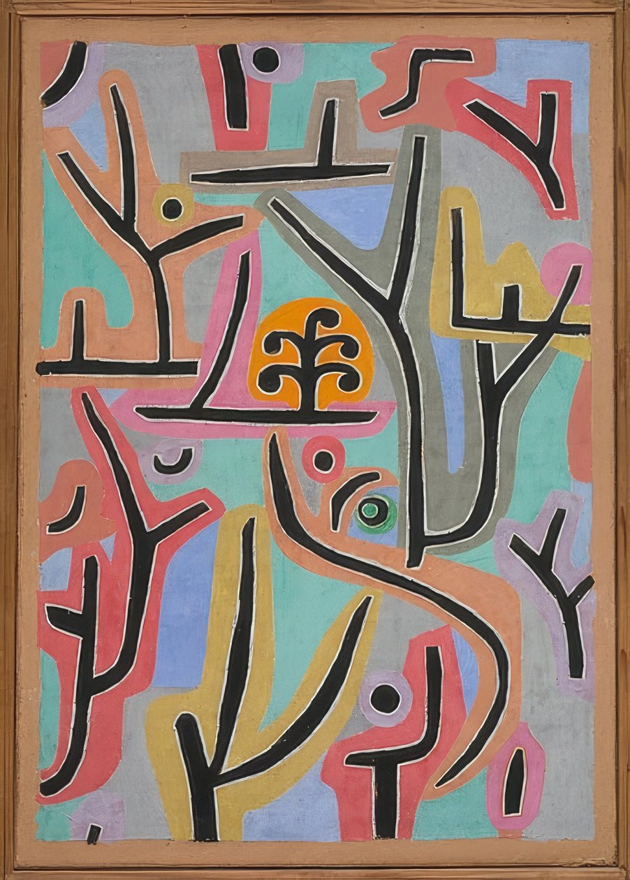 Park Lu közelében. 1938, 129 (J 9) alkotó: Paul Klee