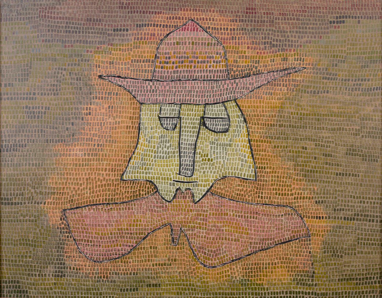 Kohl lelkész, 1932. alkotó: Paul Klee