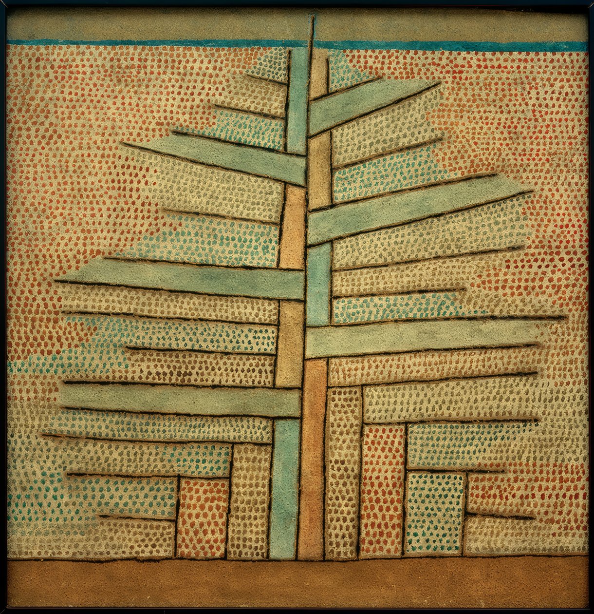 Paul Klee, Fenyő / Festmény, 1932 alkotó: Paul Klee