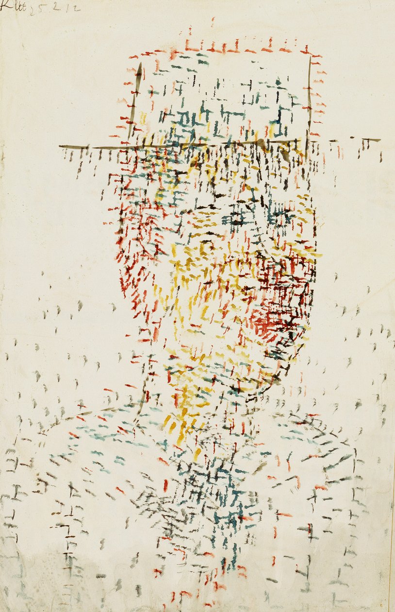 Egy fiatal férfi portréja alkotó: Paul Klee