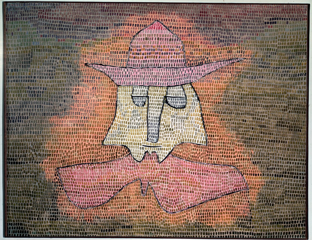 Kol tiszteletes portréja - festmény alkotó: Paul Klee
