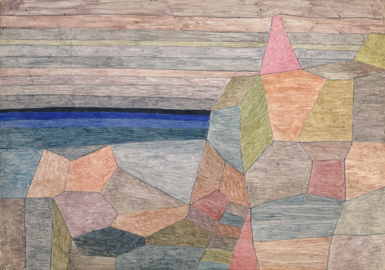 Promontorio Ph., 1933. alkotó: Paul Klee