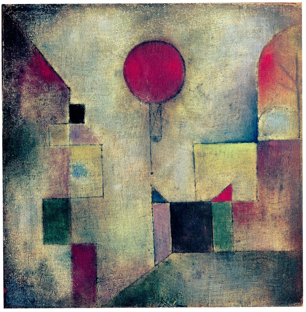 Vörös léggömb, 1922 alkotó: Paul Klee