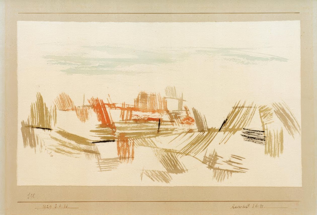 Utazási kép 3. H. 25 alkotó: Paul Klee