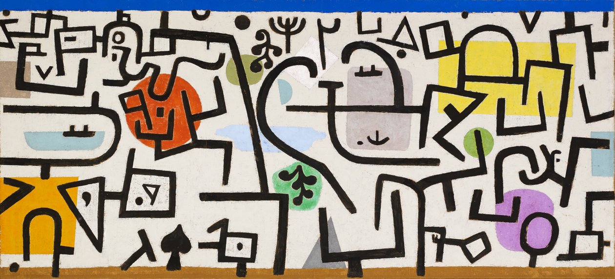 Rich Harbor (egy utazás képe) alkotó: Paul Klee