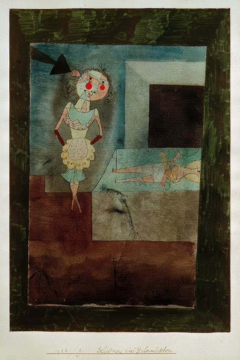 Egy szobalány öngyilkossága alkotó: Paul Klee