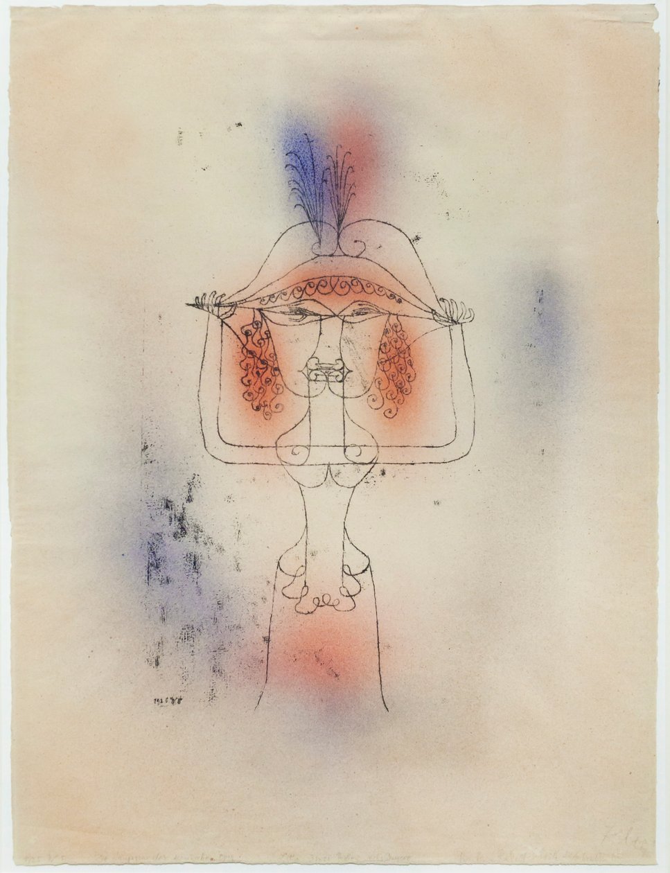 A Comic Opera énekese alkotó: Paul Klee