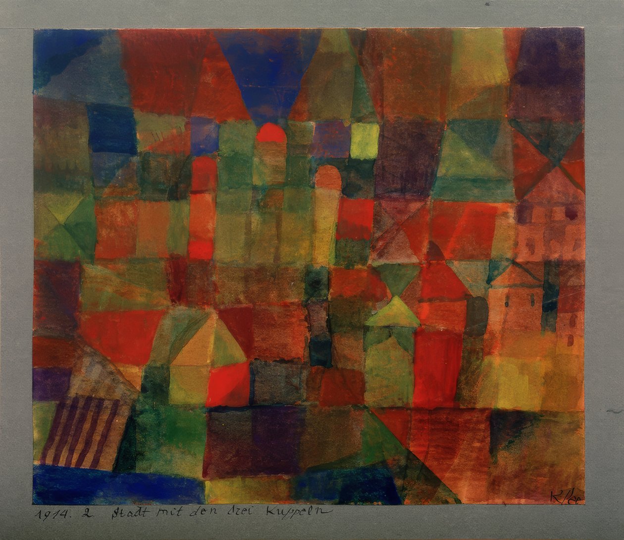 Város a három kupolával alkotó: Paul Klee