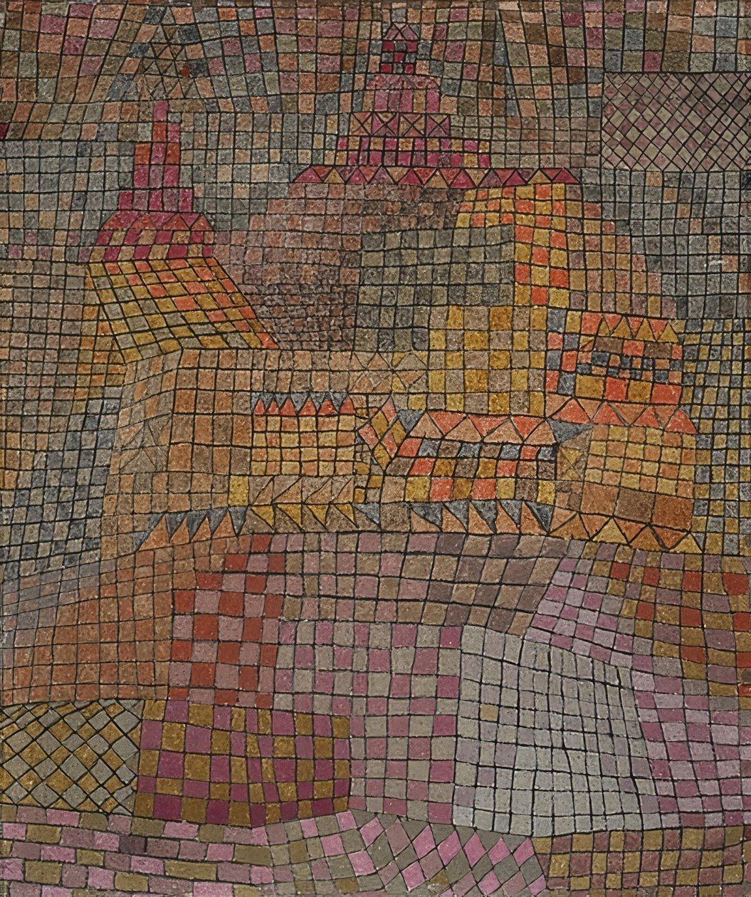 Városi vár Kr. 1932 alkotó: Paul Klee