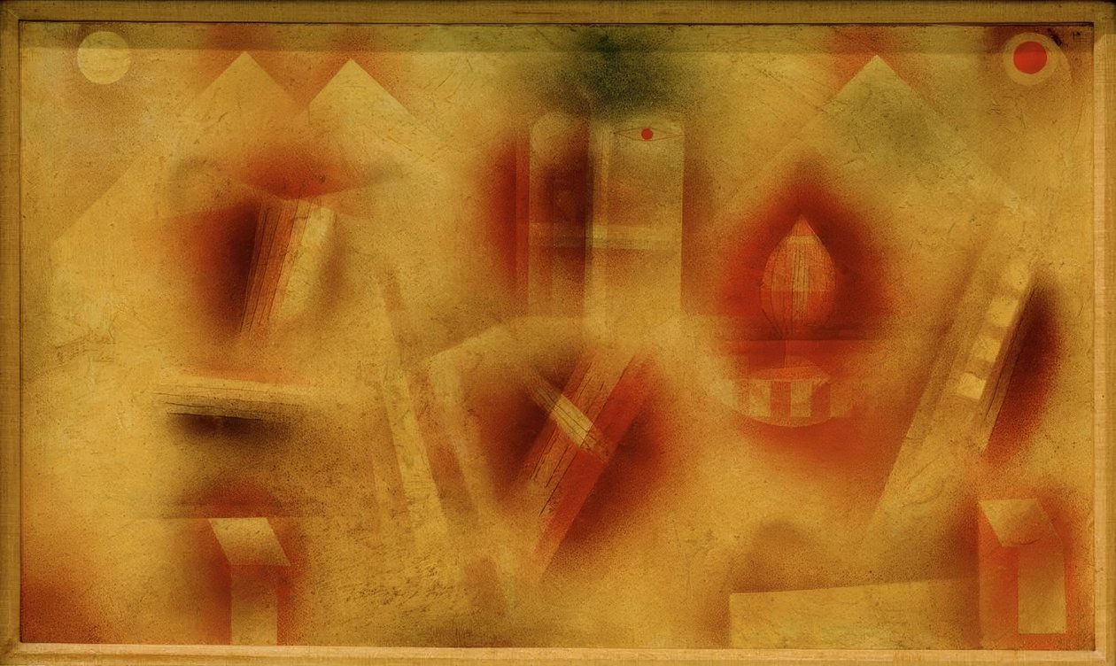 Csendélet töredékekkel alkotó: Paul Klee