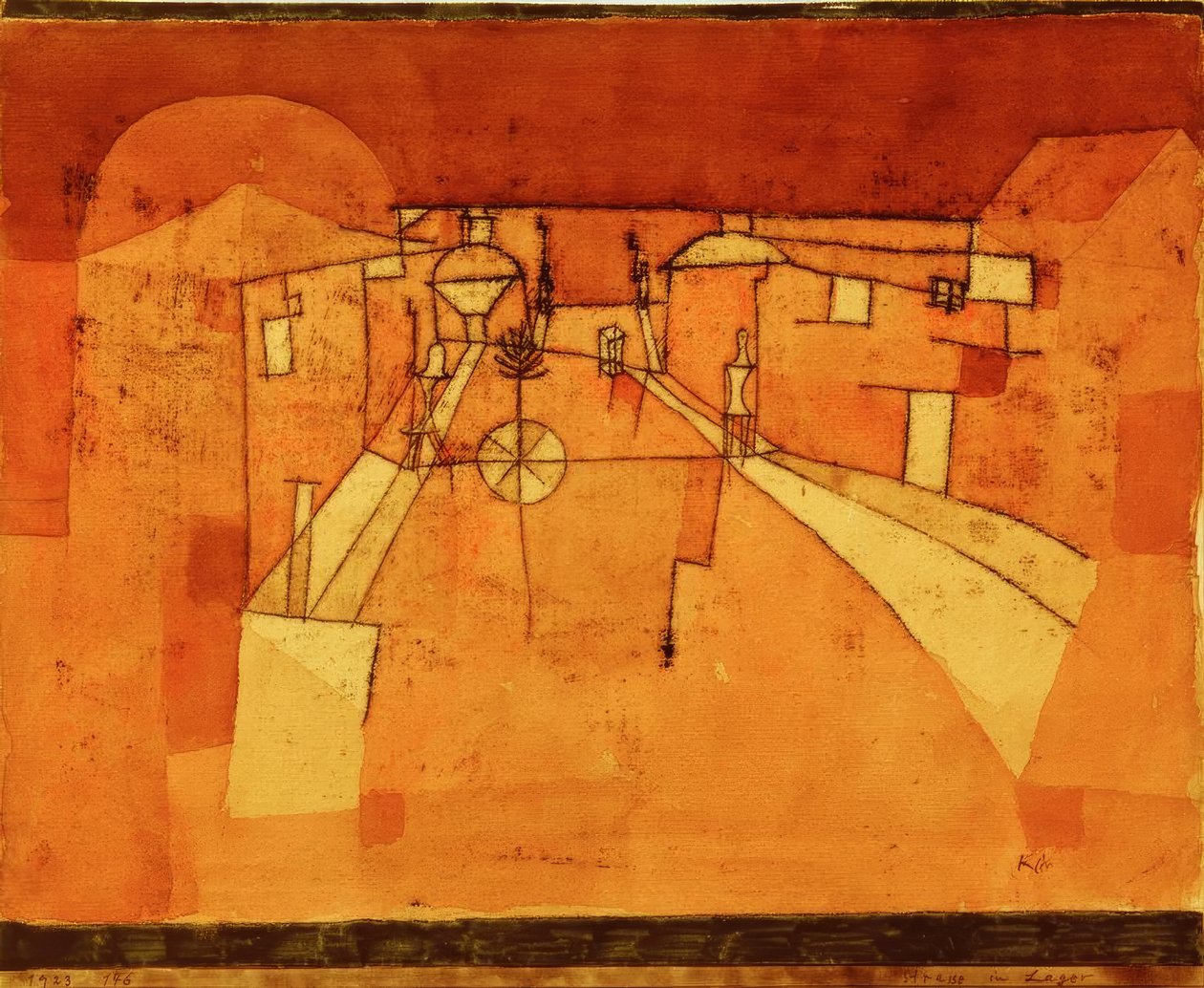 Utca a raktárban alkotó: Paul Klee