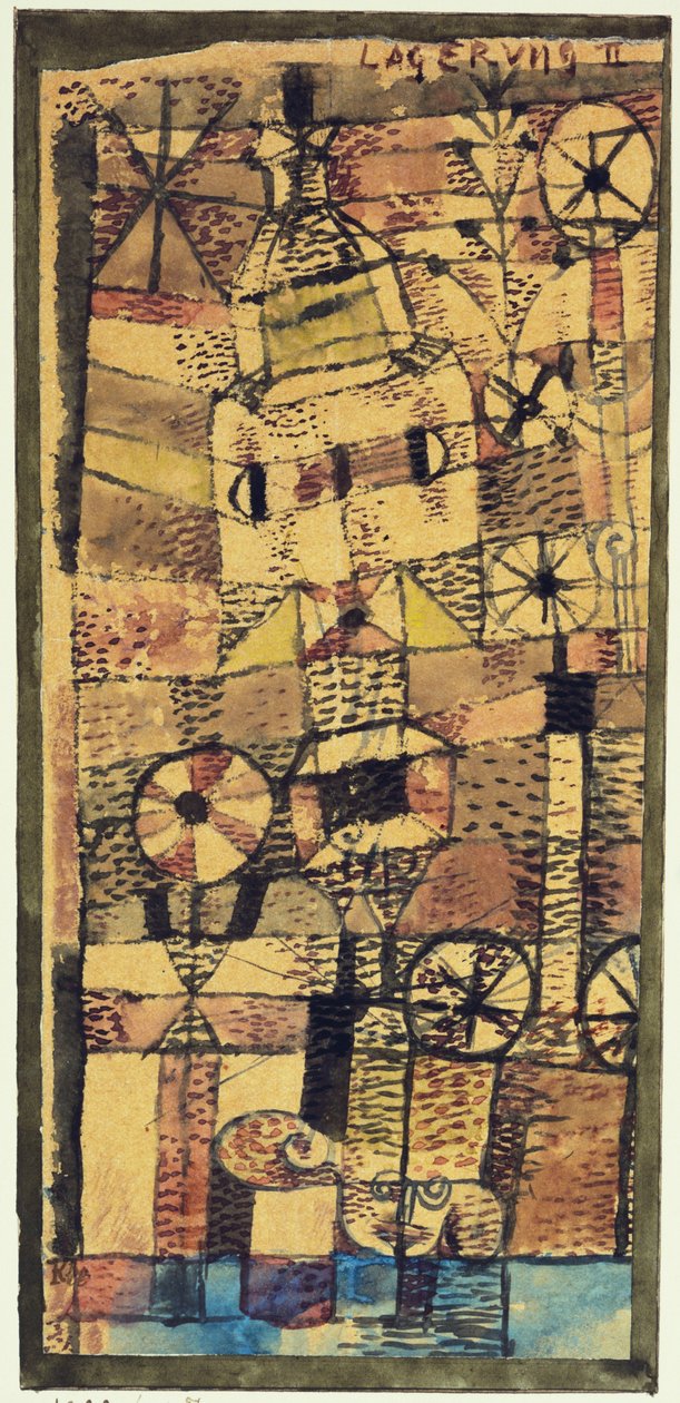 Rétegződés II alkotó: Paul Klee