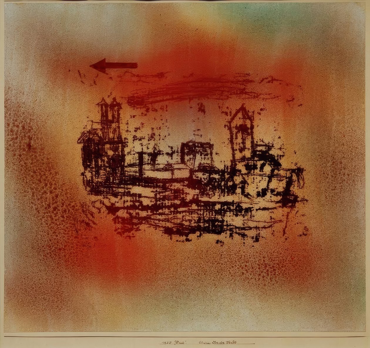 Vihar a város felett alkotó: Paul Klee