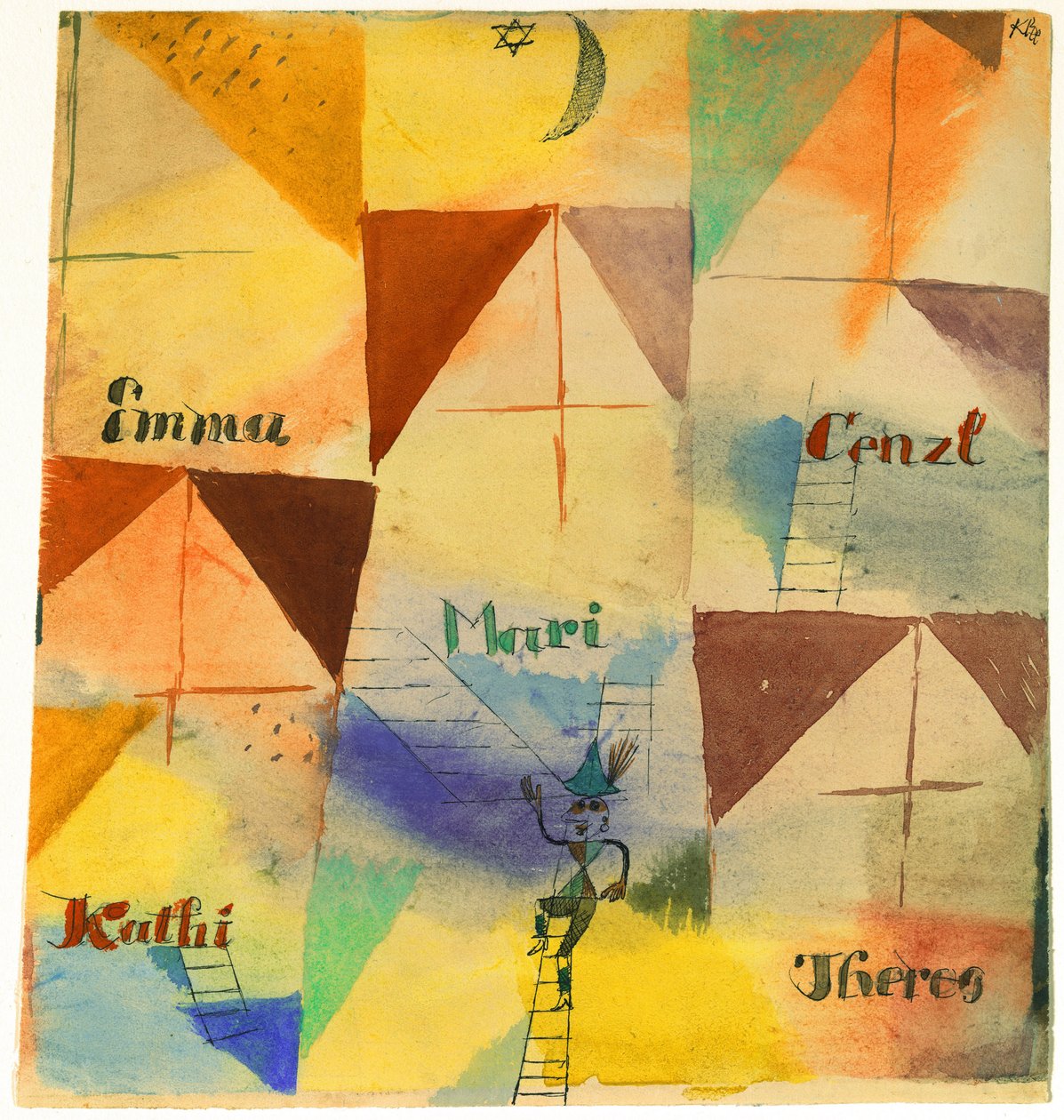 A bajor Don Giovanni, 1919. alkotó: Paul Klee