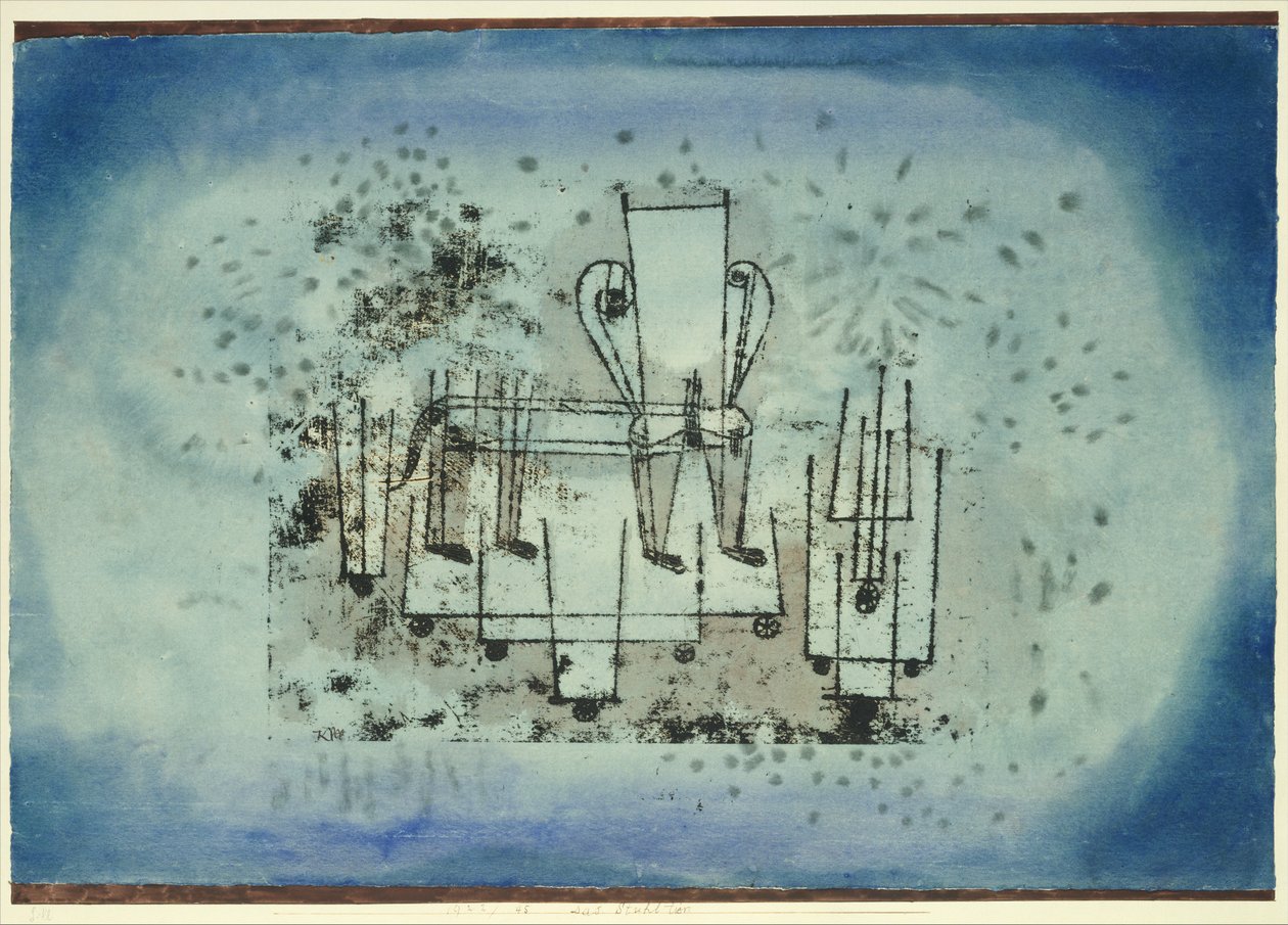 A szék-állat alkotó: Paul Klee