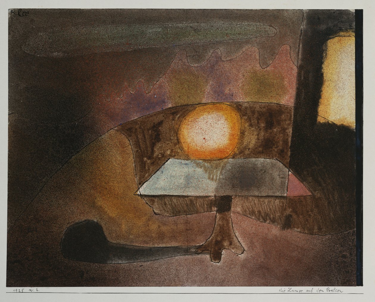 A lámpa a teraszon alkotó: Paul Klee