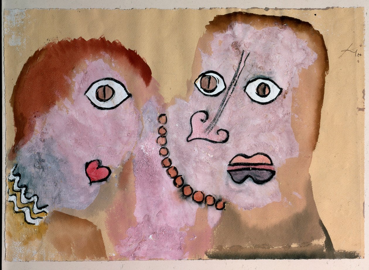 A nyaklánc (akvarell alkotó: Paul Klee