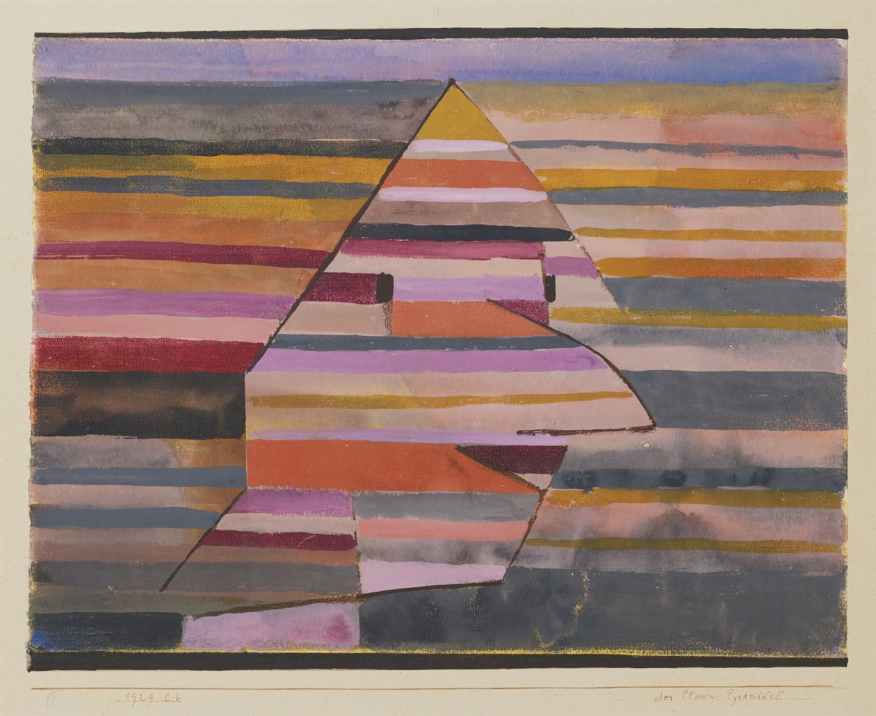 A piramis bohóc alkotó: Paul Klee