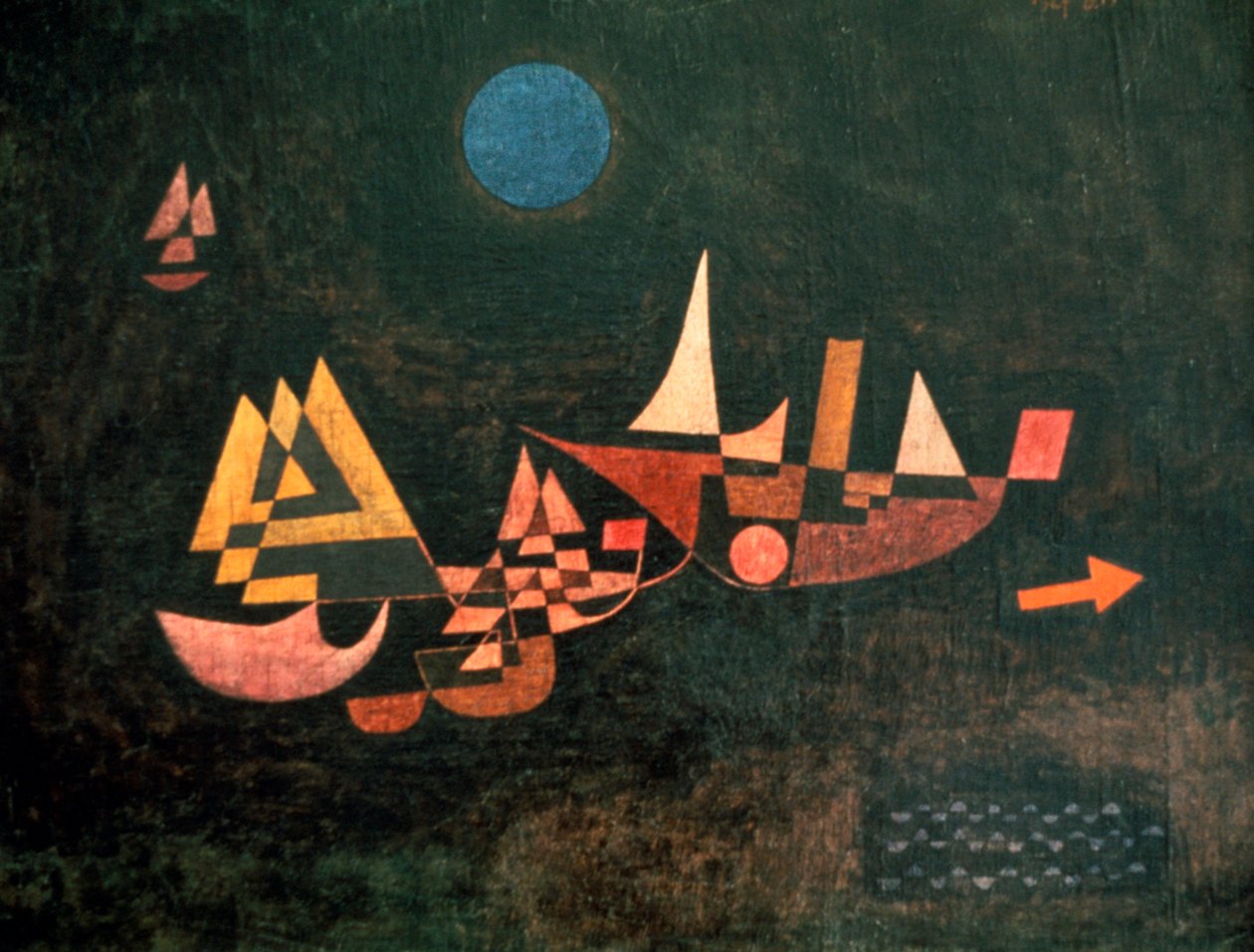 A hajók indulnak, 1927 alkotó: Paul Klee