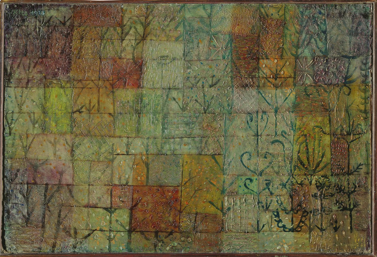 A veteményeskert, 1925. alkotó: Paul Klee