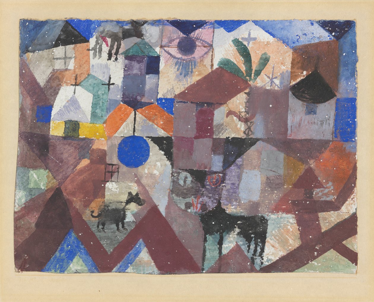 Tiergarten, 1918. alkotó: Paul Klee