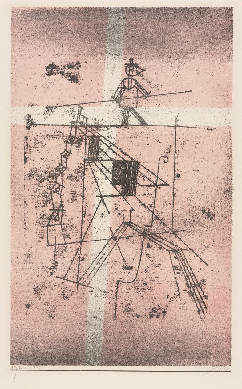 Kötéljáró alkotó: Paul Klee