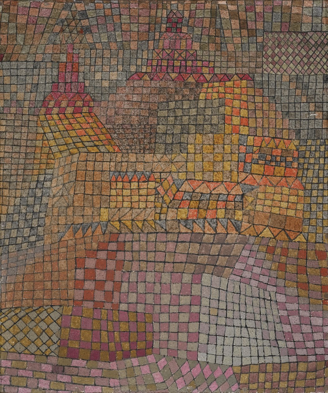 Városi kastély Kr.. alkotó: Paul Klee