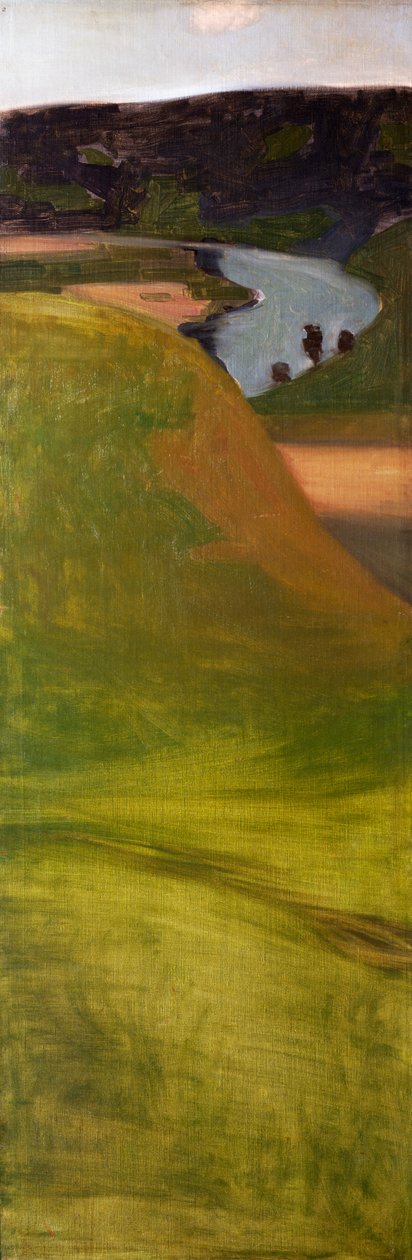 Cím nélkül (Aare táj) alkotó: Paul Klee