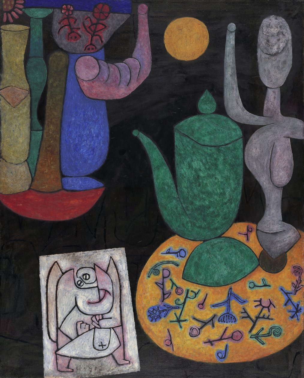 Az utolsó csendélet cím nélkül, 1940 alkotó: Paul Klee