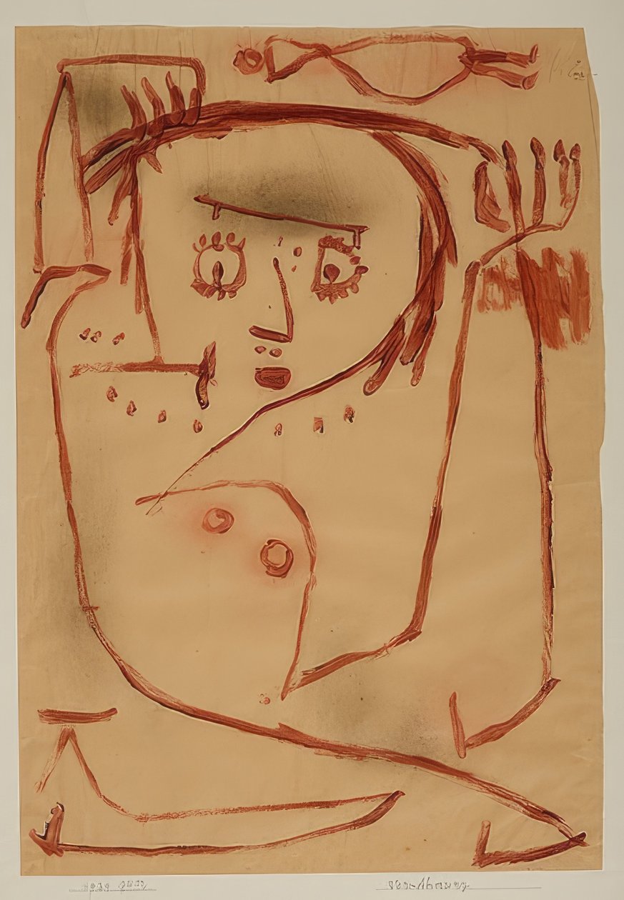 Egy előérzet. 1939 alkotó: Paul Klee